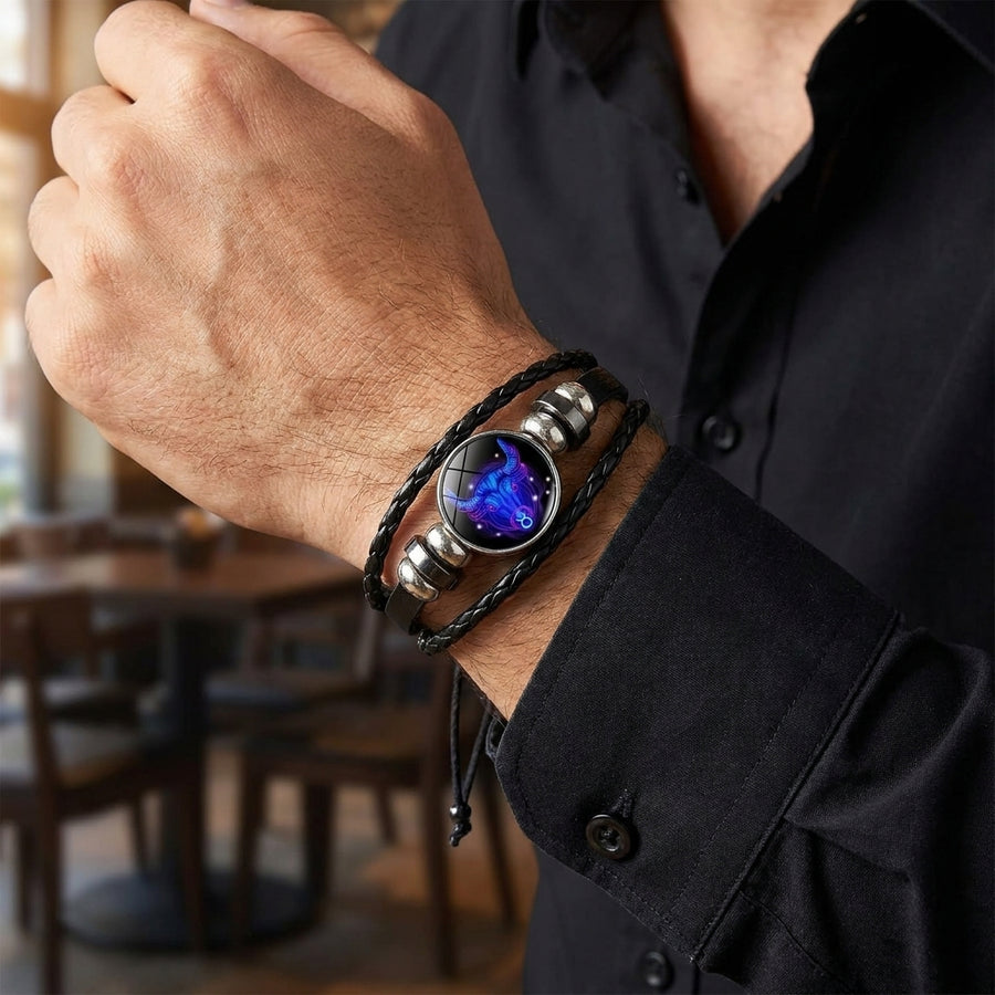Bracelet worn with a black shirt
