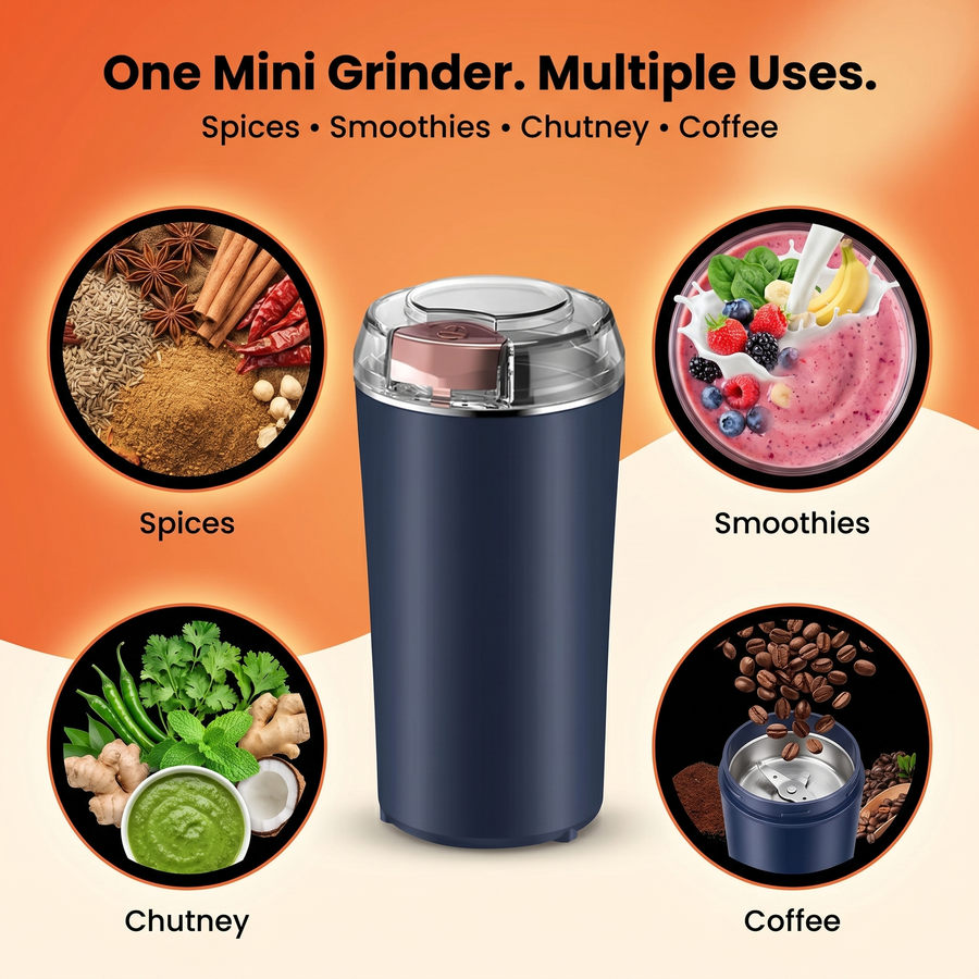 QuickGrind™ Mini Portable Grinder