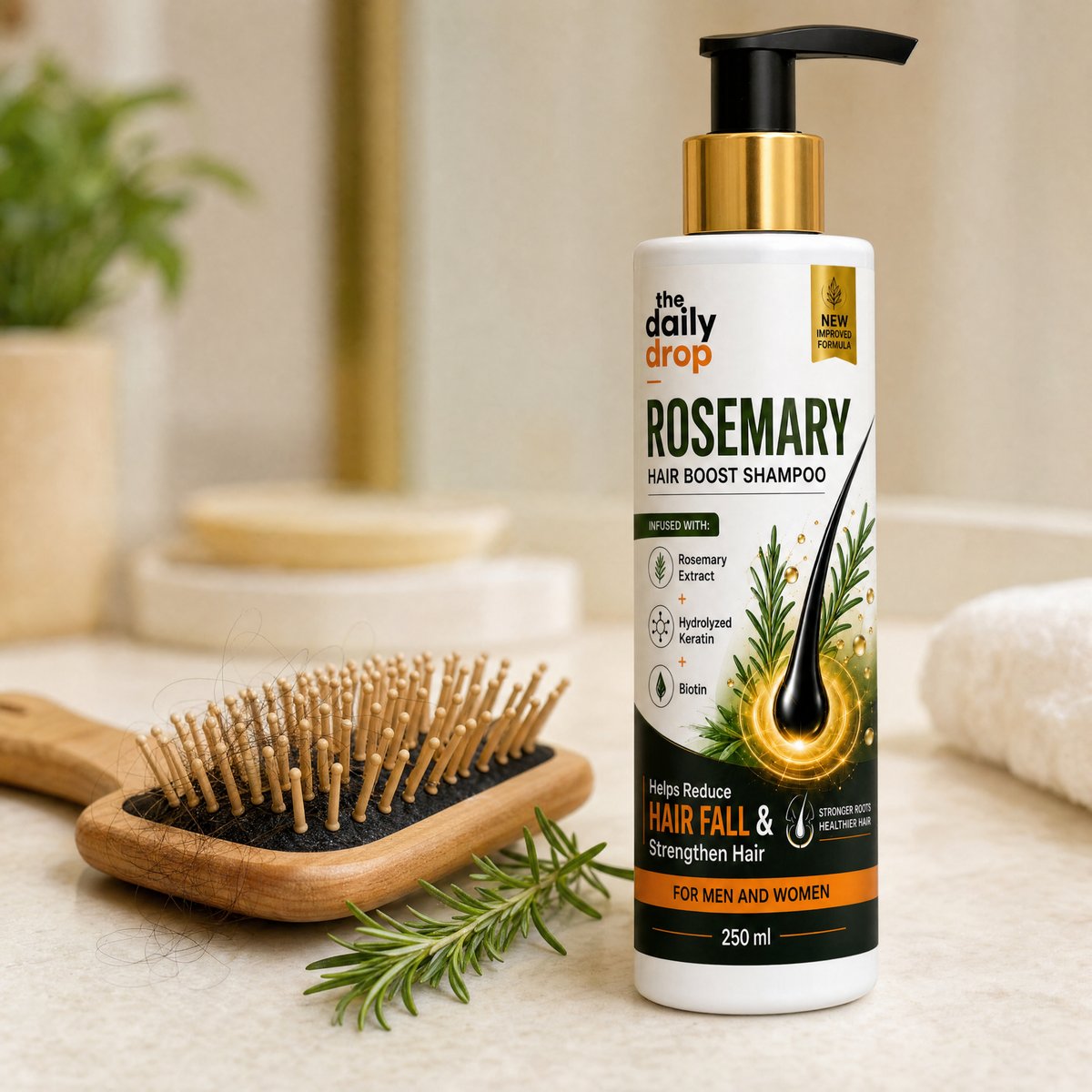 Hair fall is not always only about the roots. Breakage matters too.
